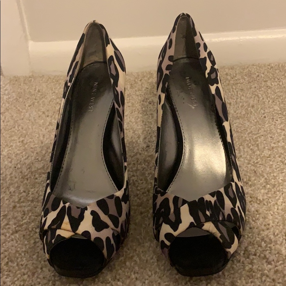 Cheetah print heels
